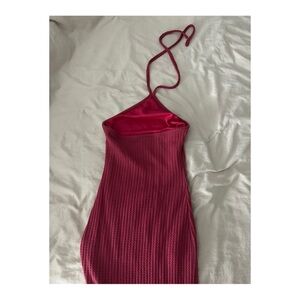 Pink dress never worn too small on me